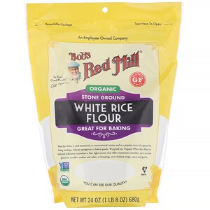 [READYSTOCK] Bob's Red Mill, Organic White Rice Flour, 24 oz (680 g)