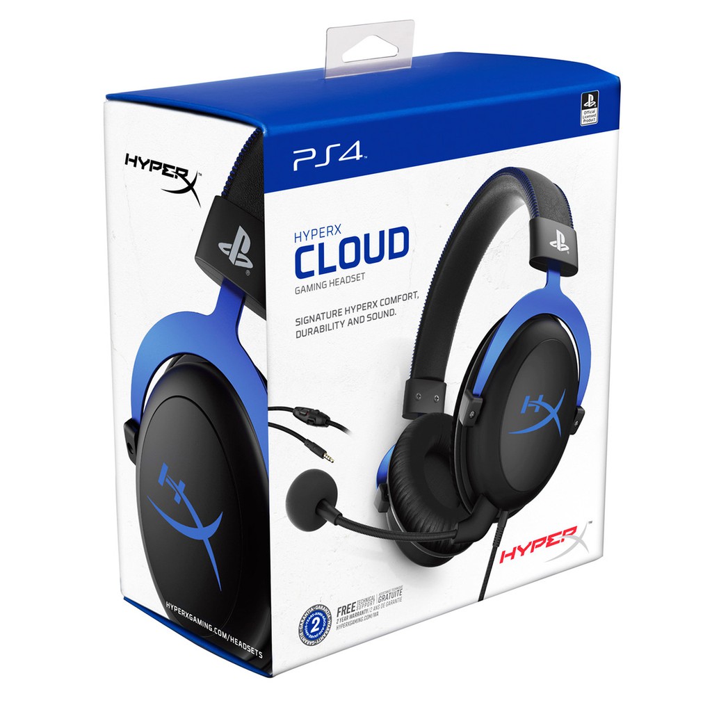 HyperX Cloud Blue Gaming Headset for PS4 (HXHSCLSBL/AS) / 4P5J7ABUUF