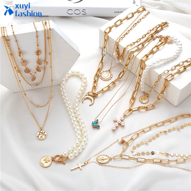 gold necklace accessories