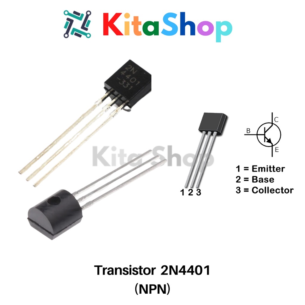 Transistor (NPN, 2N4401) Shopee Malaysia