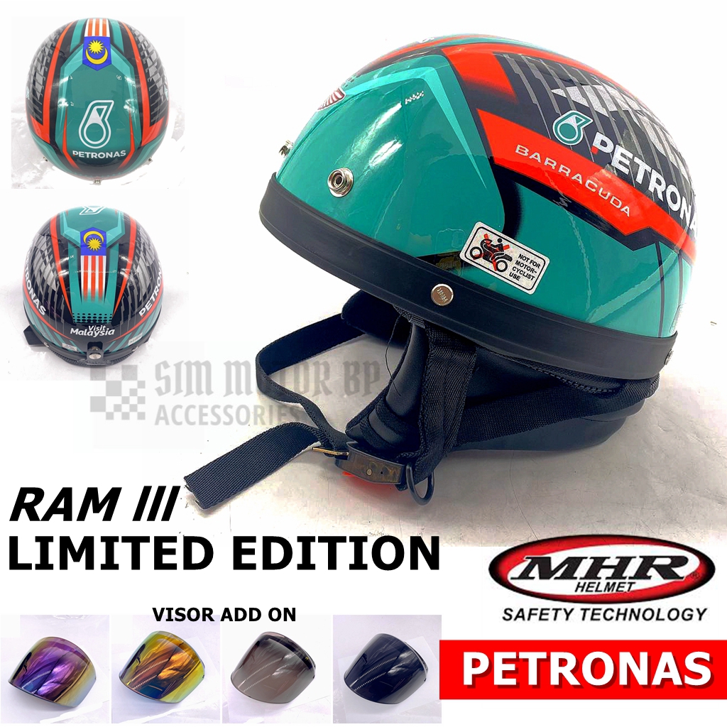 100 ORIGINAL MHR III HALF HELMET SPECIAL DESIGN PETRONA Shopee Malaysia