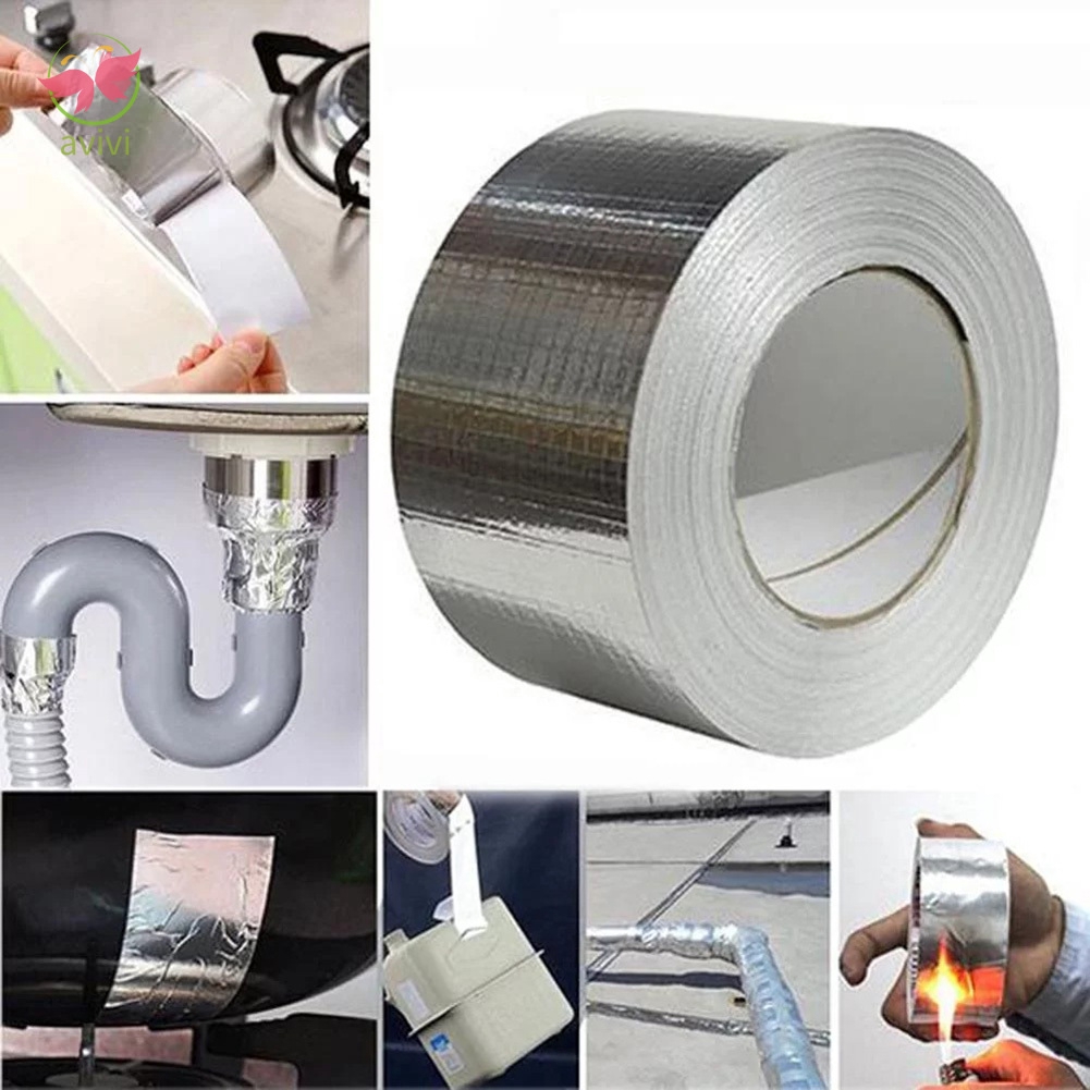 Repair Tape Super Waterproof Butyl Rubber Aluminium Foil Tape Strong  Adhesive | Shopee Malaysia