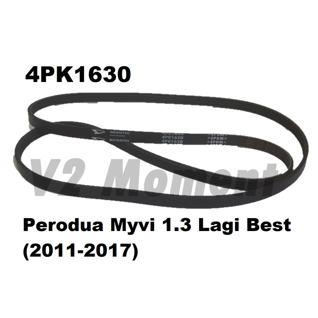 4PK1630 Perodua Myvi Lagi Best 1.3 VBelt / Fan Belt (Daihatsu