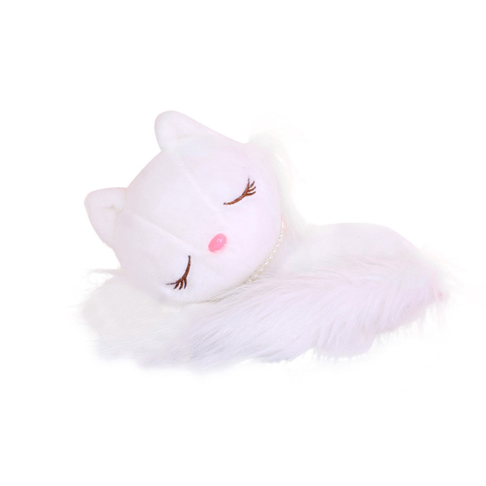 white fox stuffed animal