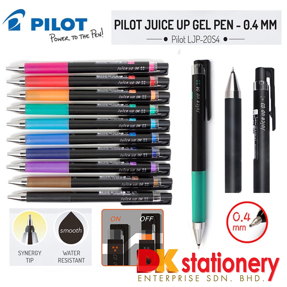 Dk Pilot Juice Up Gel Ink Ballpoint Pen 0 4mm Basic Color Metallic Color Shopee Malaysia