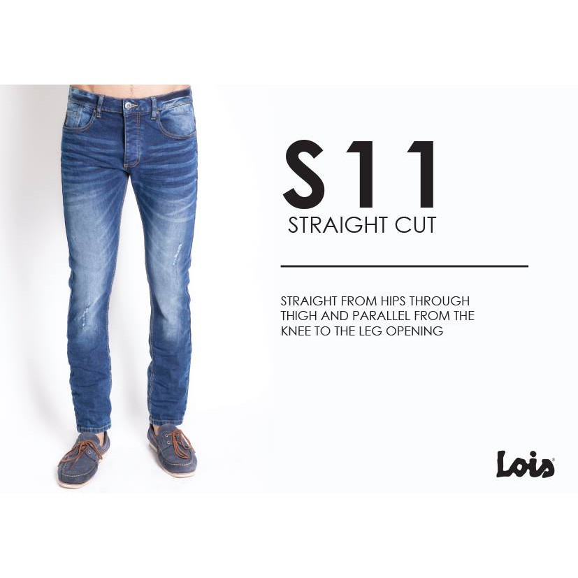 lois jeans straight cut