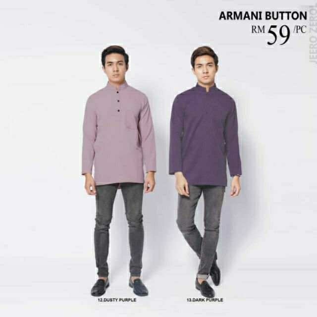 ARMANI BUTTON KURTA EXCLUSIVE | Shopee 