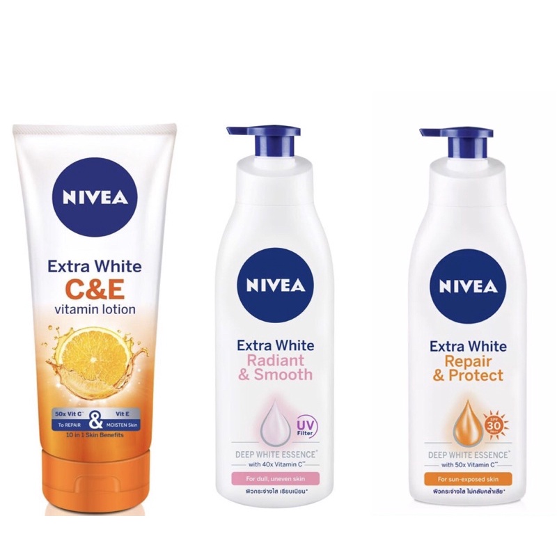 NIVEA Body Lotion - Extra White Repair & Protect SPF30 (350ml)Extra ...