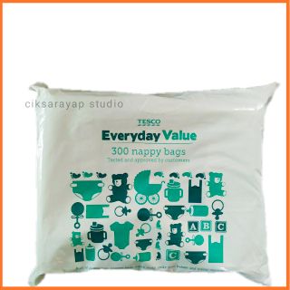tesco nappy bags 300
