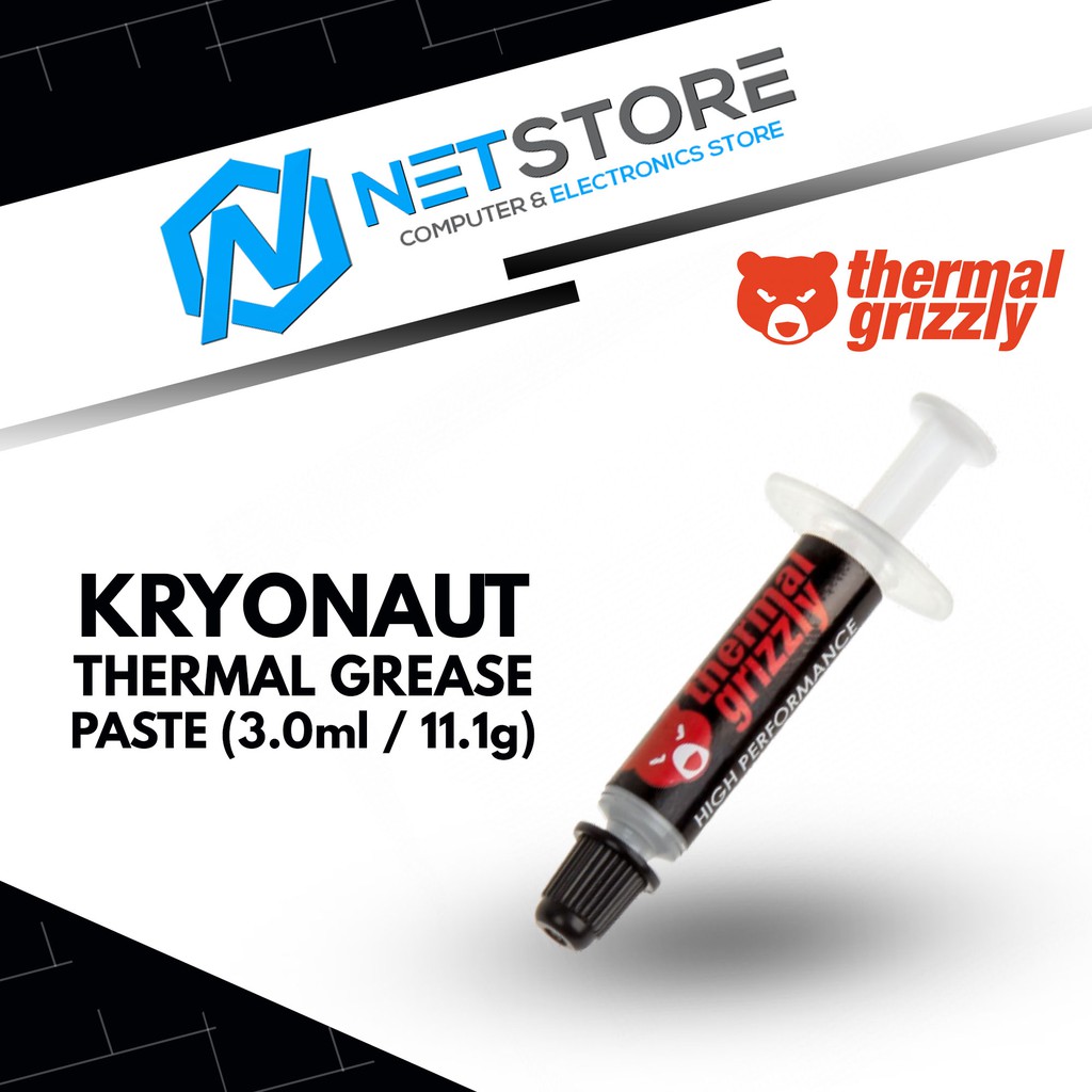 Thermal Grizzly Kryonaut Thermal Grease Paste 11 1 Gram Tg K 030 R Shopee Malaysia