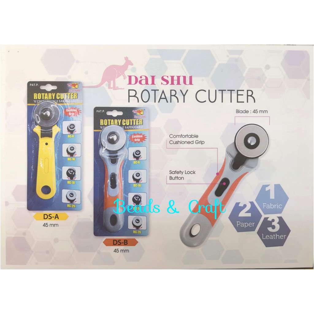 Rotary Cutter 45mm/ Sewing Tool Roller Cutter | Shopee Malaysia