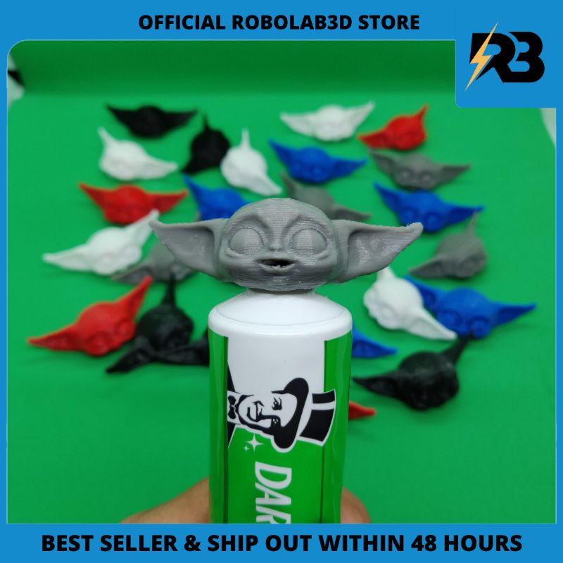 Baby Yoda TikTok viral Ubat Gigi / Toothpaste Cap for kids Shopee