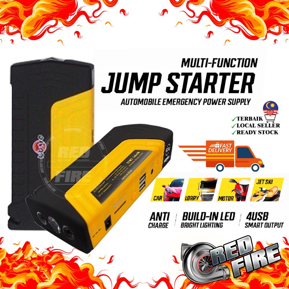KUMO 68800mAH Multifunction Car Jump Starter Power Bank Universal myvi