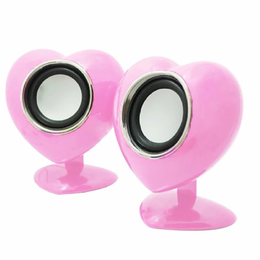 pink computer speakers