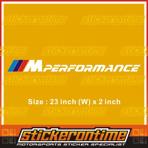 BMW m3 performance car sticker m3 m5