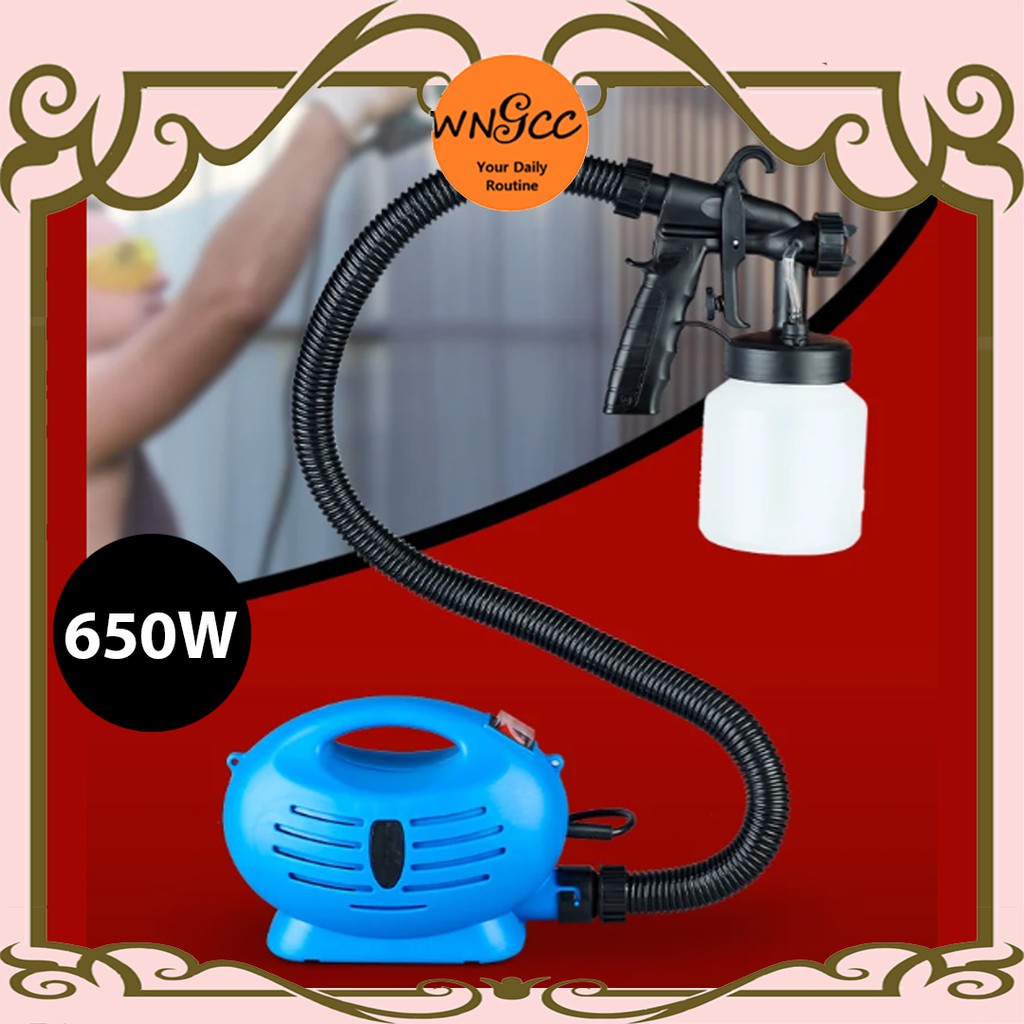 650W Professional Paint Sprayer with 800ml Container 3 Spray Settings Detachable Spray Gun