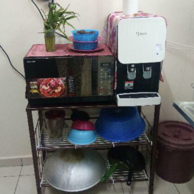 RAK MEJA DAPUR  PENAPIS  AIR OVEN Shopee Malaysia