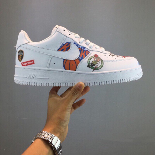 Nike Air Force 1 Low Supreme NBA Inspired | Shopee Malaysia