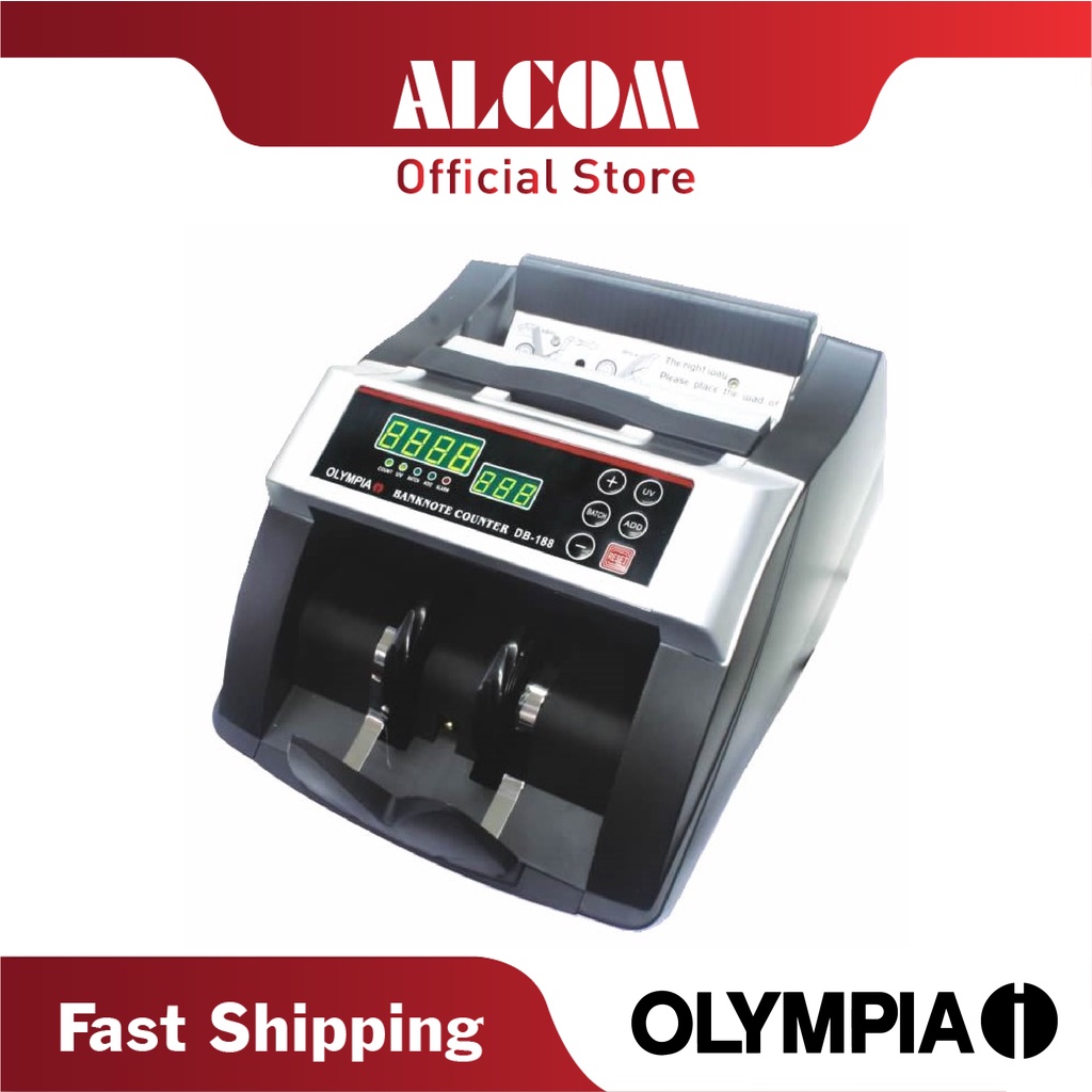 OLYMPIA Bill Note Money Counter DB188 with UV Detection Mode, Counting