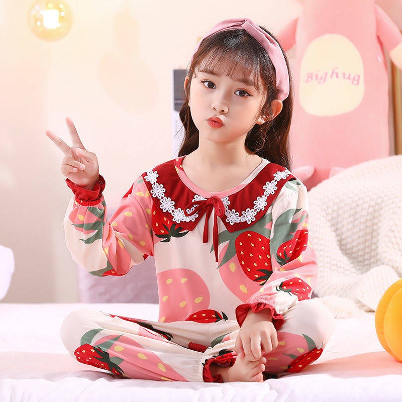 Buy Pyjamas Budak Baju Budak Perempuan Murah Piyama Kanak Kanak Perempuan Musim Bunga Dan Musim Gugur Baju Tidur Bayi Perempuan Separuh Baya Yang Comel Lengan Panjang Yang Super Comel Seetracker Malaysia