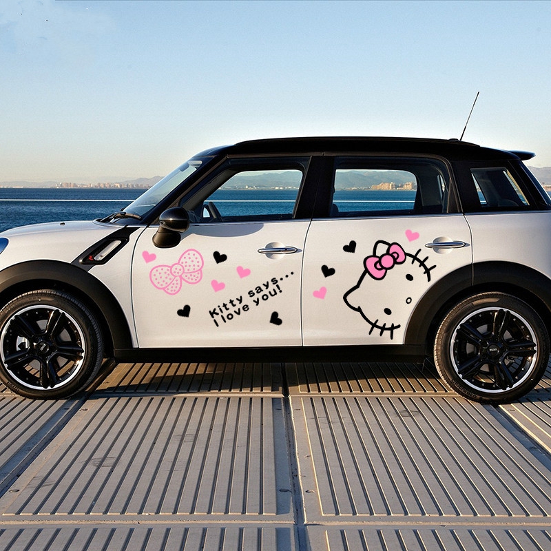 cartoon car decals