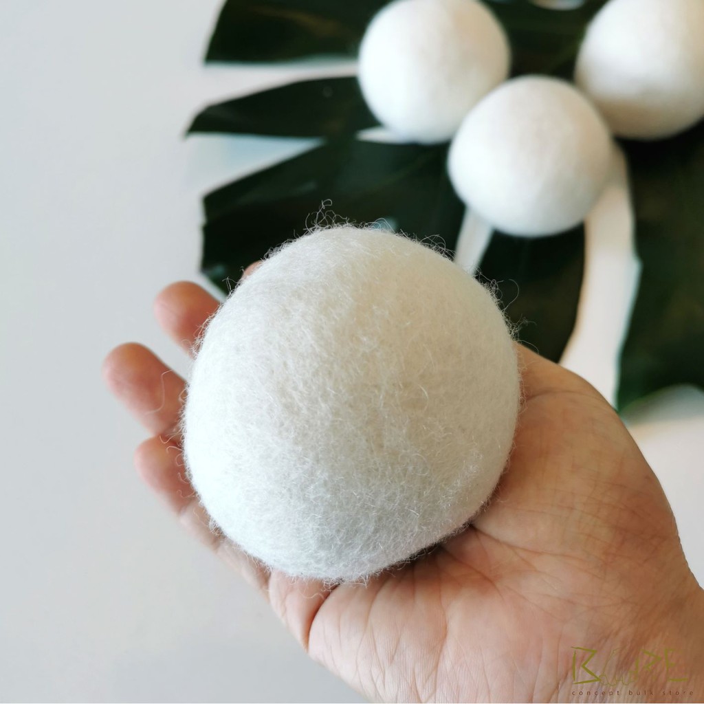 7cm Natural Wool Laundry Dryer Balls 天然羊毛烘衣球/ Sustainable product/ No plastic packaging