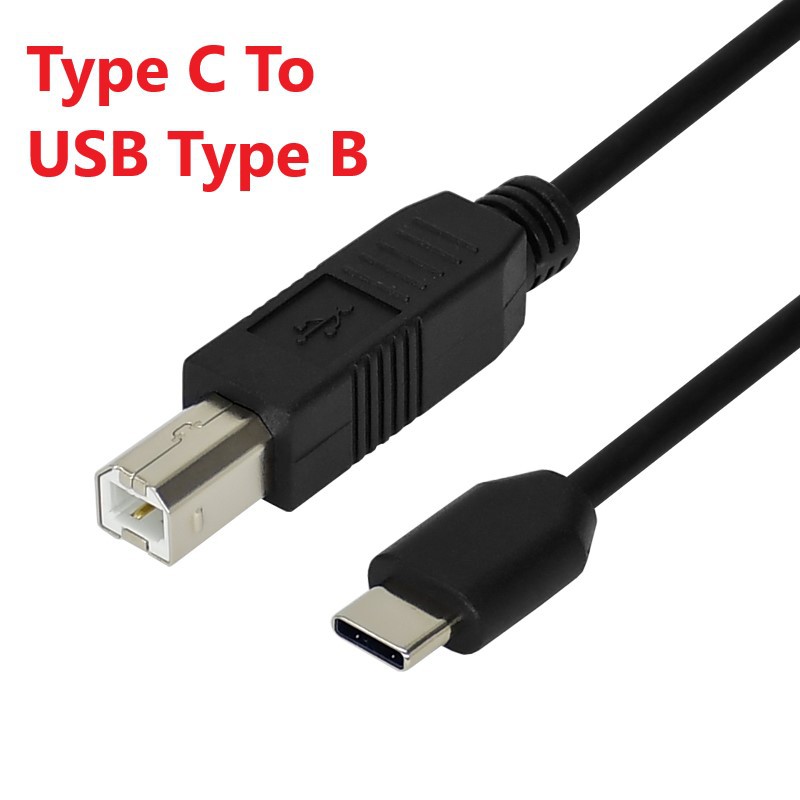 Type C / Micro USB To USB Type B Host OTG Adapter Cable For Printer