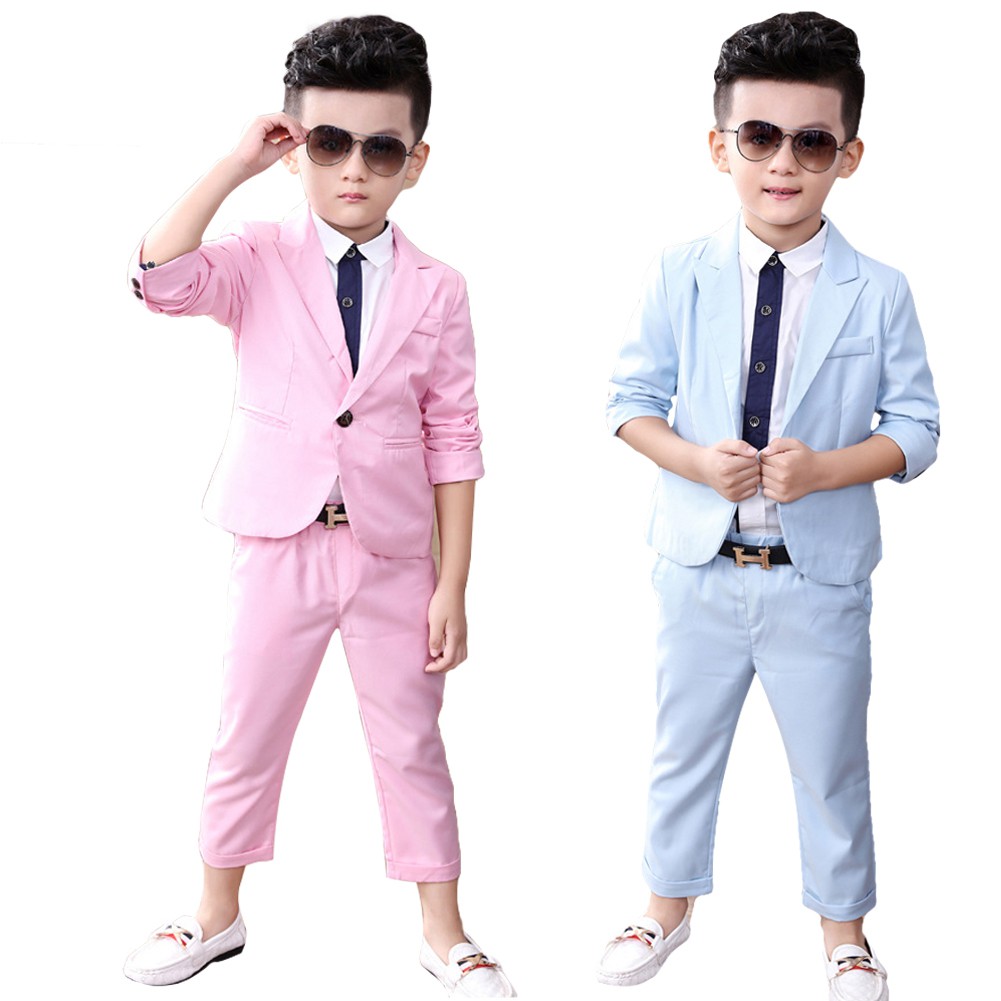 boys slim fit suit pants