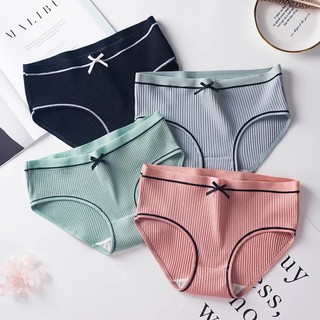 Cotton Breathable Underwear Women Panties Seluar Dalam Wanita - Ready Stock