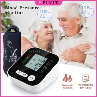 Electric Arm Blood Pressure Monitor BP Cuff Machine Home Care Portable Medical Mesin Alat Cek Tekanan Darah Tinggi 血压监测仪