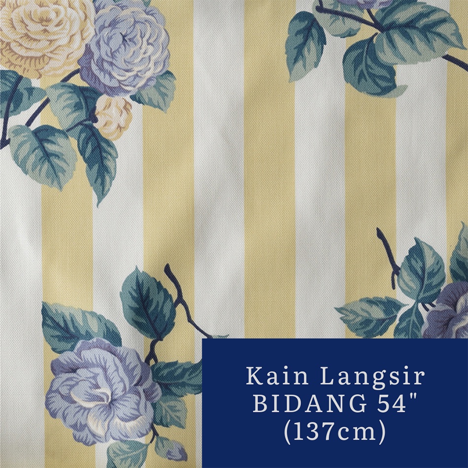 ( BEST BUY ) CURTAIN FABRIC / KAIN LANGSIR Bidang 54"(137cm) Shopee