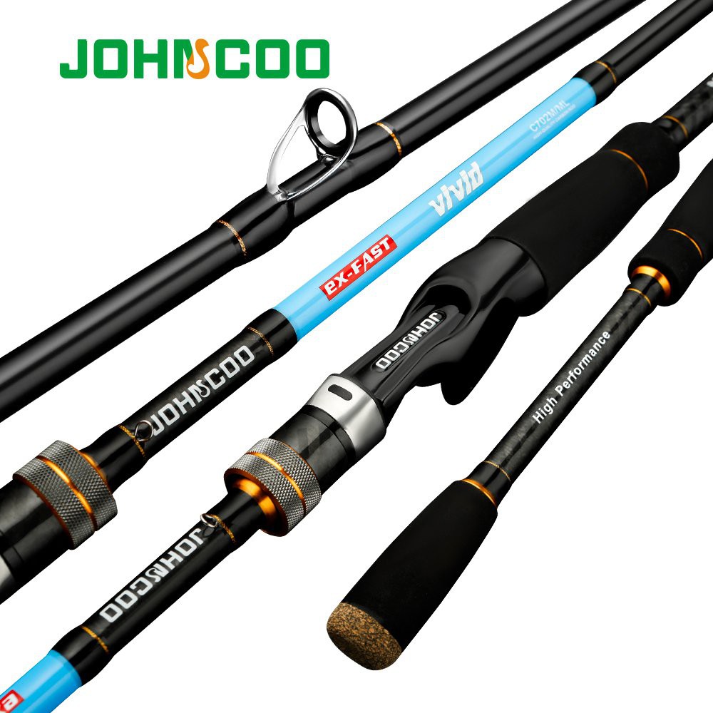 Johncoo Vivid Ul L L Ml Spinning Rod Solid Tip 2 1m 1 92m Trout Rod Fast Action Carbon Rod For Light Jigging Fishing Rod Shopee Malaysia