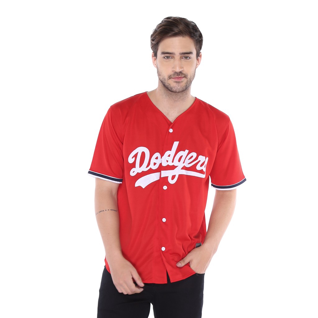 Jersey Baseball Dodgers LA Red #jerseybaseball #jerseyjumbo