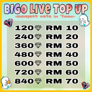 [BIGO ID only] BIGO LIVE TOPUP - OFFICIAL TOP UP BIGO LIVE CHEAPEST - BIGO DIAMOND - TOPUP BIGO DIAMOND