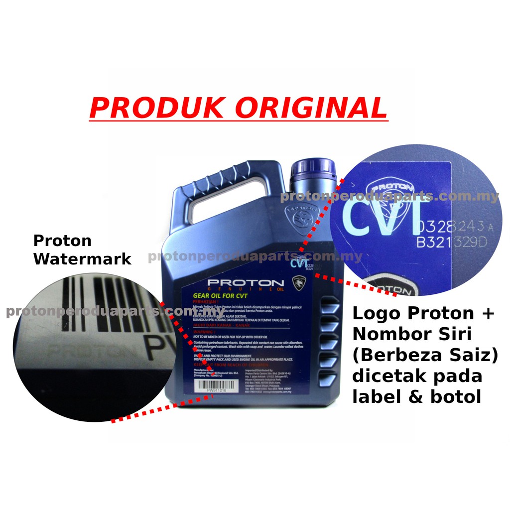 Proton Cvt Fluid 4 Litre Proton Genuine Continuously Variable Transmission Fluid Malaysia