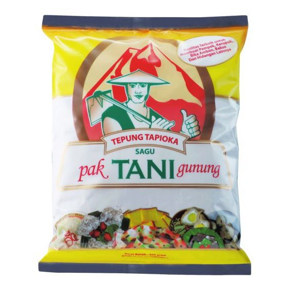 Tapioka Flour Pak Tani 500 Grams Kanji Pak Tani Shopee Malaysia