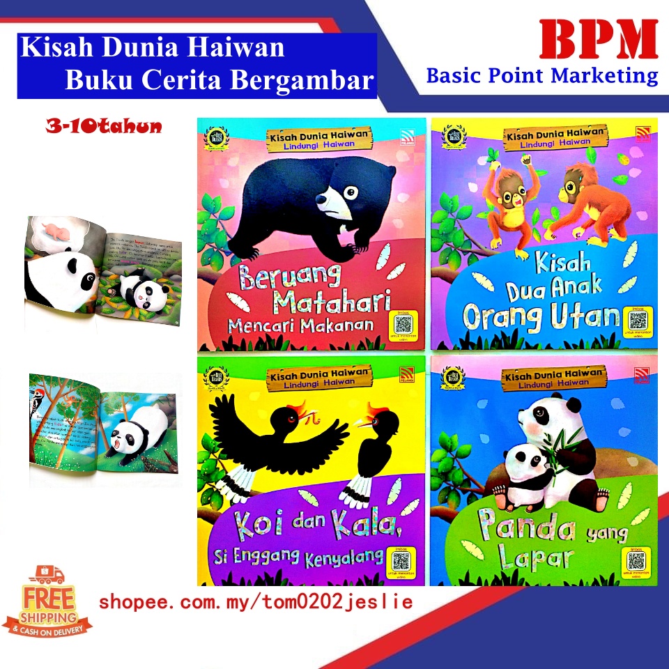 Buy [BPM] Kisah Dunia Haiwan Buku Cerita Bergambar / Lindungi Haiwan