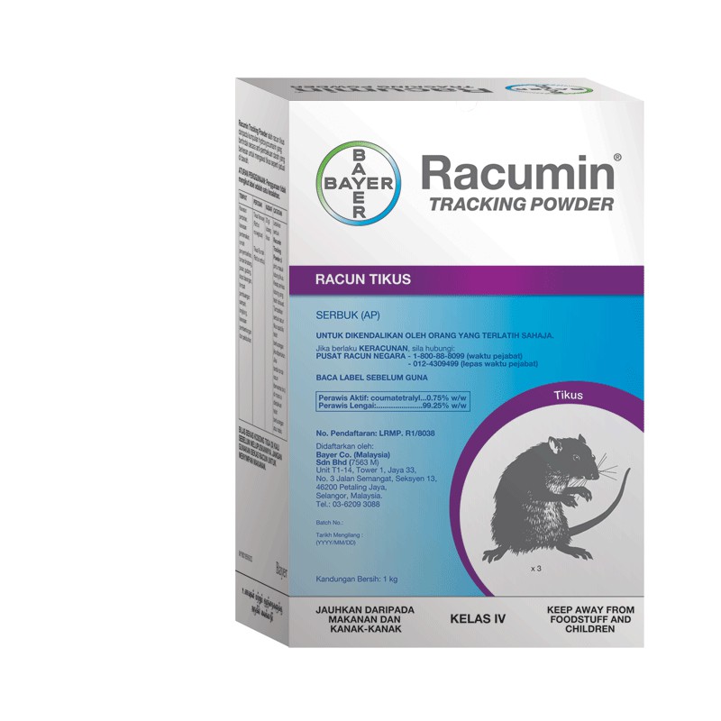 Bayer Pest Control Racumin Powder Rodenticide Mouse Mice Rat Rodent ...