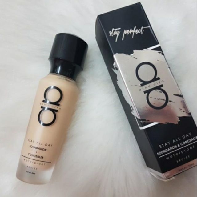 Alha Alfa Waterproof Foundation Concealer Shopee Malaysia