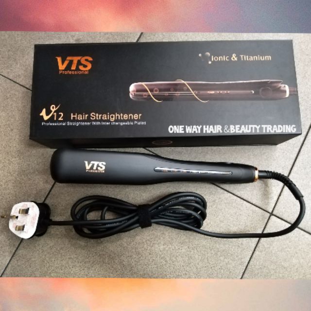 vts professional hair straightener