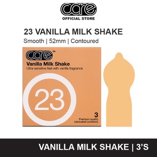 Care 23 Vanilla Milk Shake Condom (3's)
