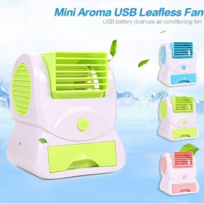 Air Cooler USB Fan Mini Cooling Fan 2 in 1 Fan Aroma Fan Perfume Fan Table Fan Kipas USB Kipas Meja Kipas Aircond Kipas