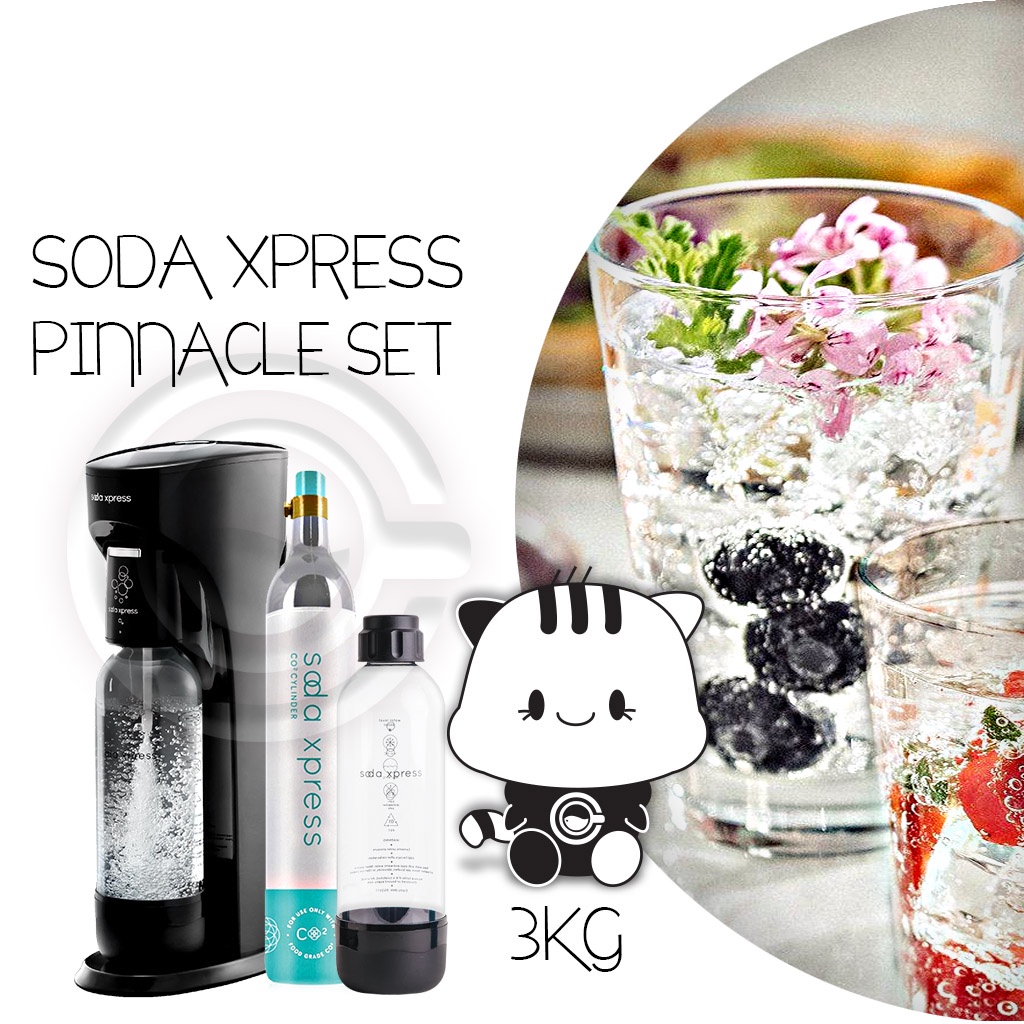 SODA XPRESS Pinnacle Soda Water CNY Set Make Soda Water Machine Healthy Soda Water Maker Machine