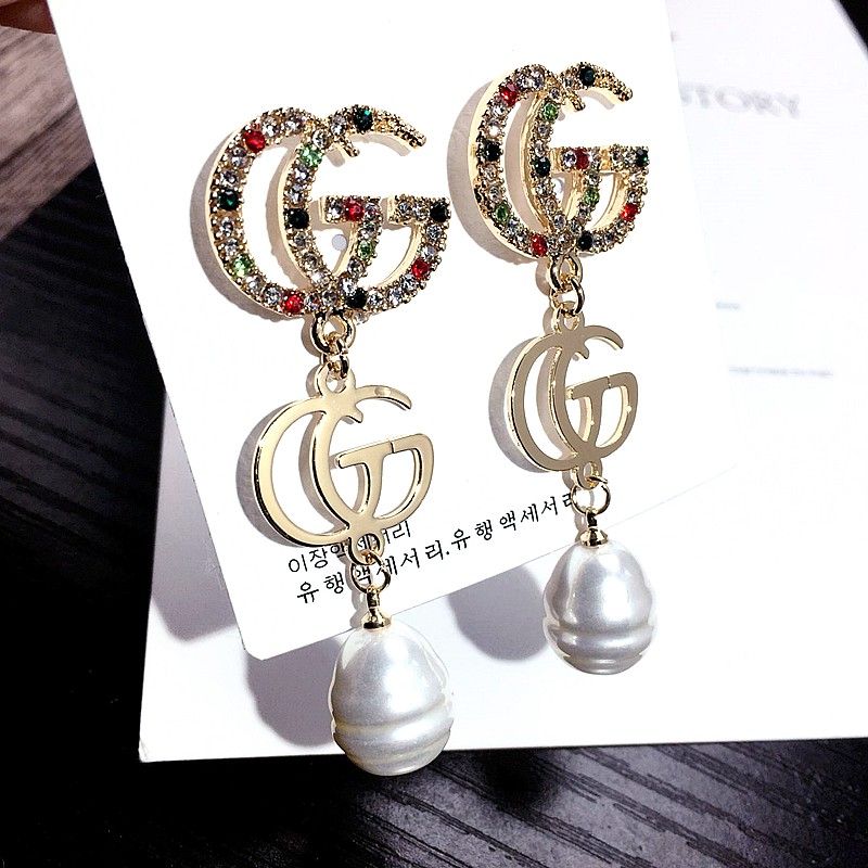gucci earrings pearl