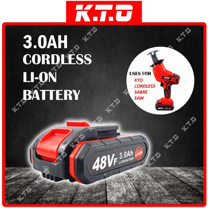 KTO SABRE SAW CORDLESS BATTERY REPLACEMENT 1PCS MACHINE NOT INCLUDE  PGMall