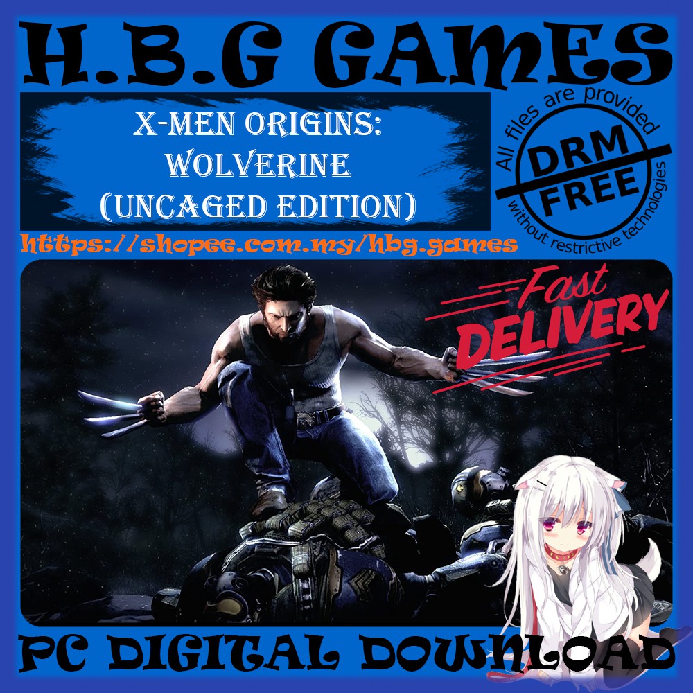 X Men Origins Wolverine Uncaged Edition Pc Digital Download Offline Drm Free Bonus Shopee Malaysia