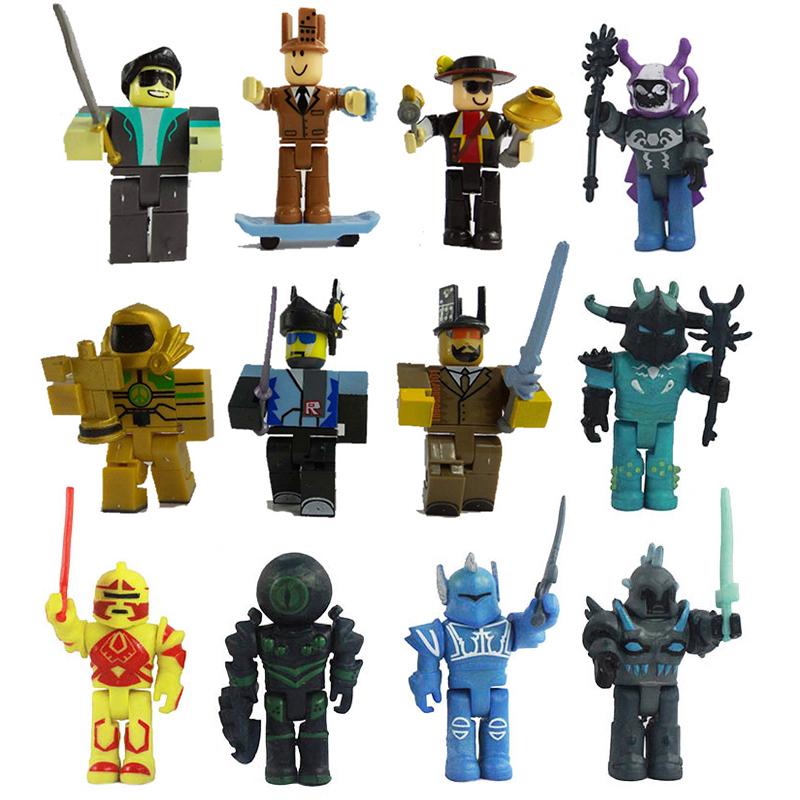 12pcsset Roblox Action Figures Game Roblox Kids Toy Mini - 