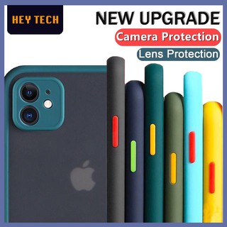 OPPO A16 A3S A12E A15 A15S A53 A54 A5S A12 A73 A93 A94 A37 Reno 5F Camera Lens Protection Matte Phone Case Cover Casing