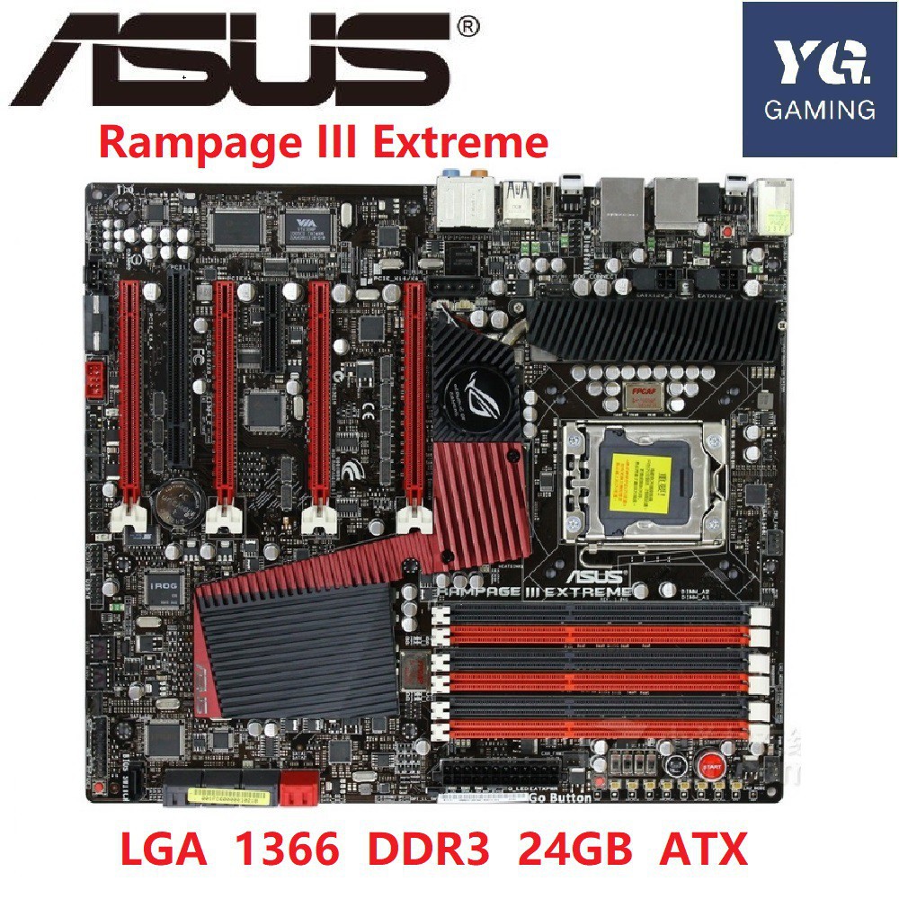 Asus rampage iii extreme desktop motherboard x58 socket lga 1366 i7 ...