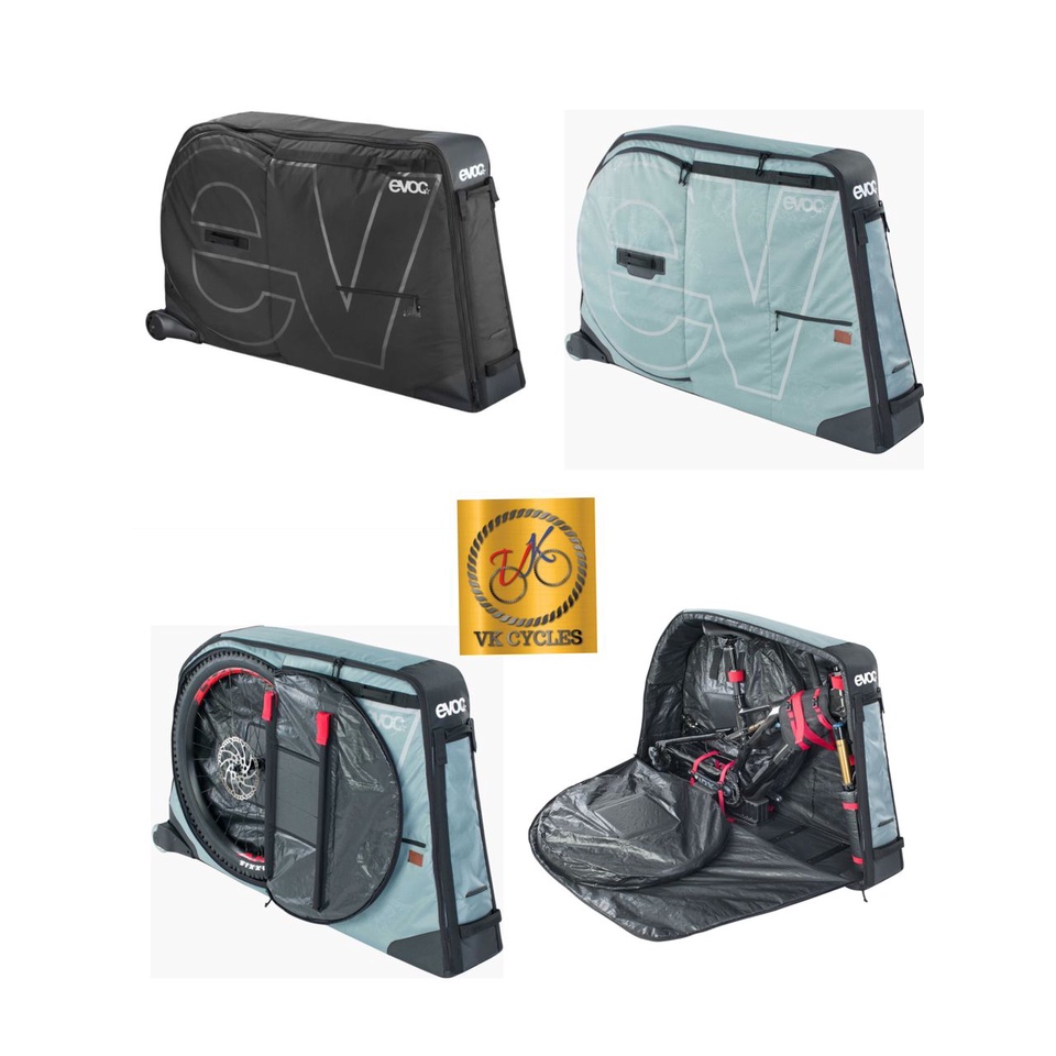 EVOC BIKE BAG TRAVEL BLACK STEEL 280L EVOC ROAD BIKE Stand